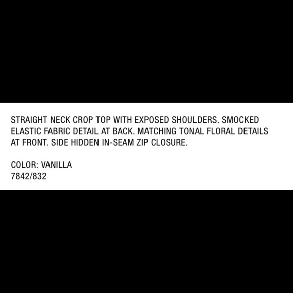 ZARA Floral Organza Front Bow Top M - Picture 6 of 6